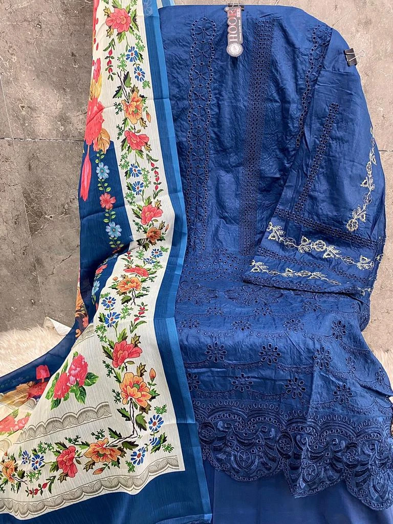 Hoor Tex H-125 Heavy Cotton Wholesale Pakistani Salwar Suit Catalog — Wholesale Salwar Suits, hoor Tex wholesale from Surat - Gallery Image 4